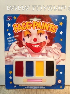 Clown face color