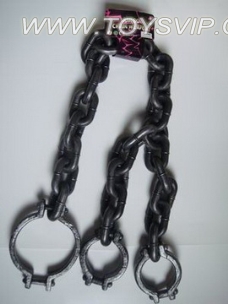 Large chains neck foot lock