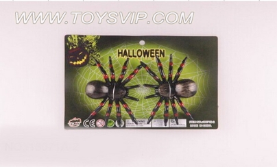 2PCS pure flocking spiders (small)