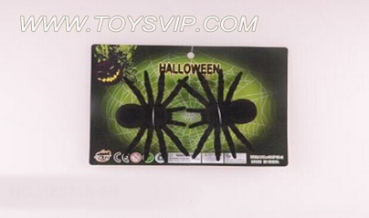 2PCS pure flocking spiders (small)