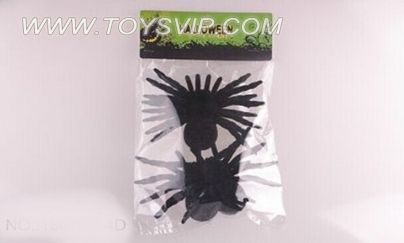 4PCS flocking spider (in)