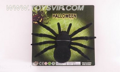 1PCS flocking spiders (large)