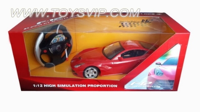 1:12 Remote Control Ferrari (gravity sensing steering wheel, charging)