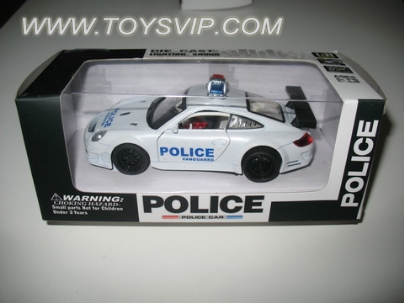 1:32 alloy police (911) 2-color mix