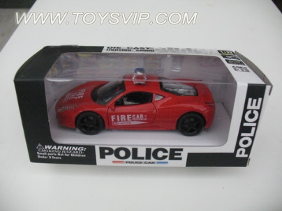1:32 alloy police (458) 2-color mix