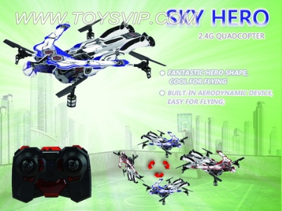 SKY HERO four channels Superman quadrocopter