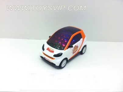 3D light music inertia Elf cars (including electricity 3 AG13)