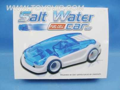 Salt water powered car (English packing)