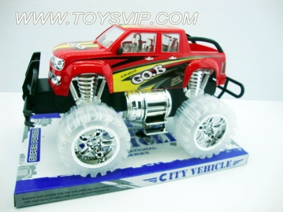 Inertia off-road pickup truck (red / white / black) package power