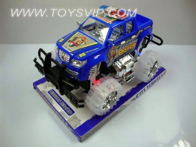 Inertial police car (blue / black)package power