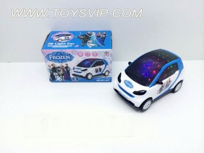 3D light music electric cars