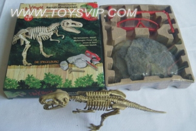 Antique archaeological dig dinosaur suit