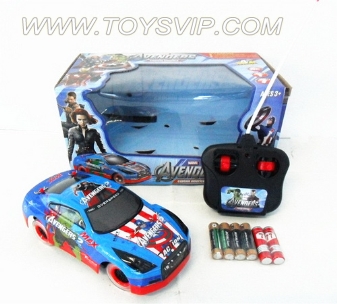 Avengers remote control car (red and blue double flash)