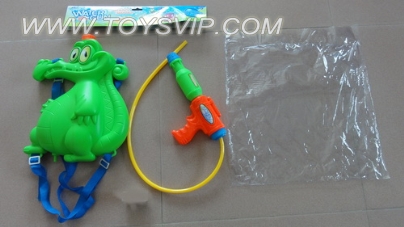 Crocodile backpack water gun