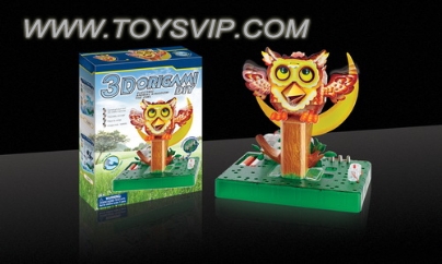 3D origami Electric Owl