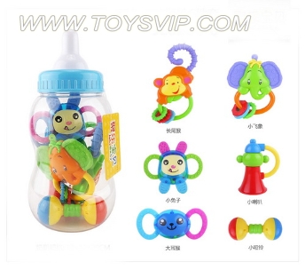 Baby Teether Rattle (6 sets)