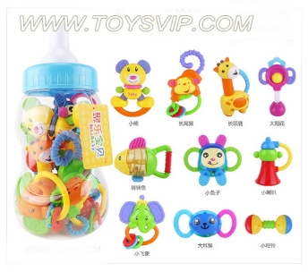 Baby Teether Rattle (10 sets)