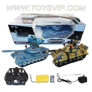 8-channel infrared remote control battle tank(Including electricity)