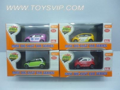 Mini alloy car(4 mix)