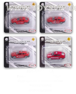 1:64 Alloy sliding car fire