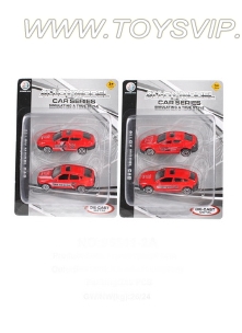 1:64 Alloy sliding car fire (2 Zhuang)