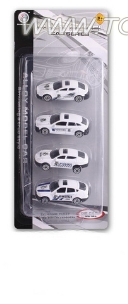 1:64 alloy glide police car