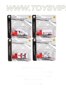 1:64 alloy sliding fire tractors