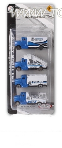 1:64 alloy glide police tow truck