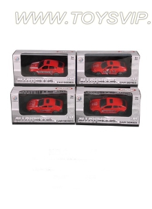 1:64 Alloy sliding car fire