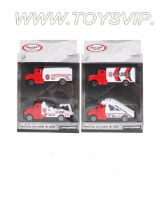 1:64 alloy sliding fire tractors