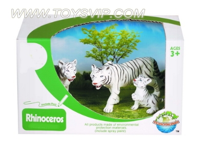 PVC wild white tiger (3)