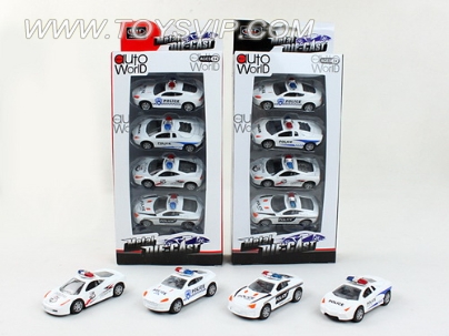 1:50 alloy back police cars