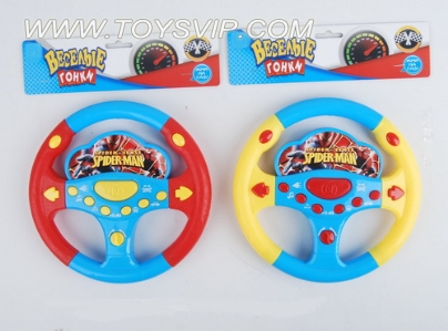 Spiderman electric steering wheel