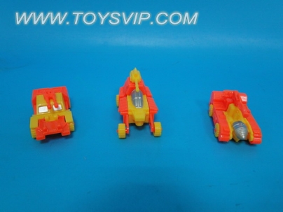 Mini deformation vehicles (3 asst)