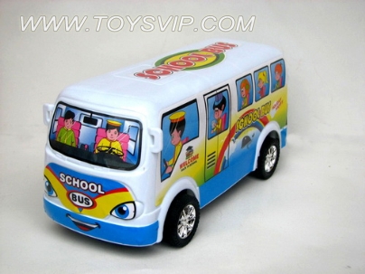 Cartoon inertia bus bus