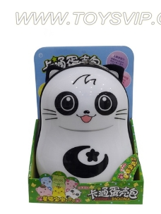 Panda backpack eggshell cat (light)