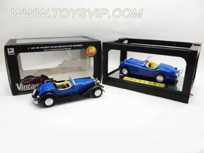 1：24Alloy back vintage car