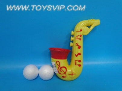 Saxophone blowing ball