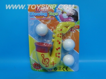 Saxophone blowing ball