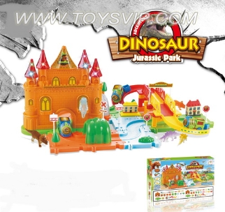 Dinosaur Park electric train track