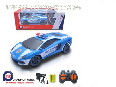 1:32 Stone Lamborghini police car (including electricity)