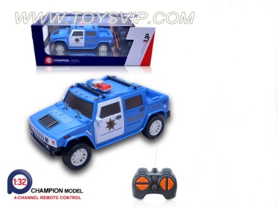 1:32 four police cars Hummer H2 (NOT INCLUDED)