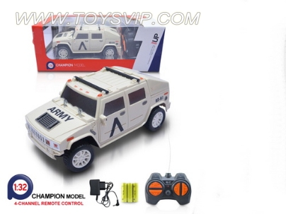 1:32 four military Hummer H2 (including electricity)