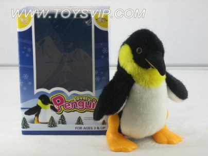 Electric plush penguin