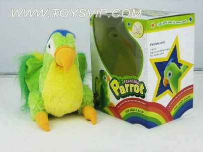 Electric plush parrot