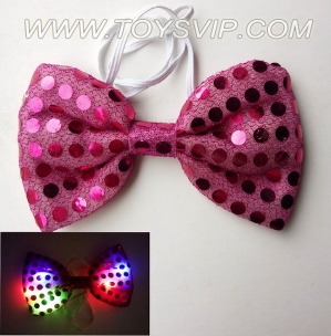 Sequin bow tie