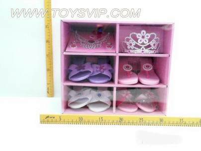 Shoes four / Crown head insert / Jewellery