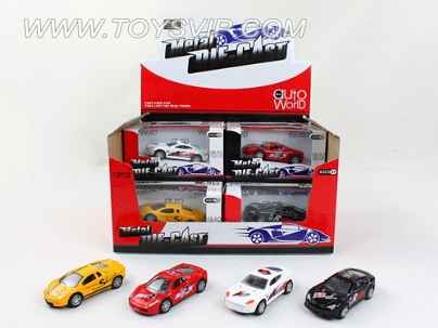 1:50 alloy back of car racing