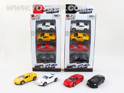 1:50仿真合金滑行跑车
