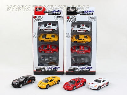 1:50赛车合金滑行跑车